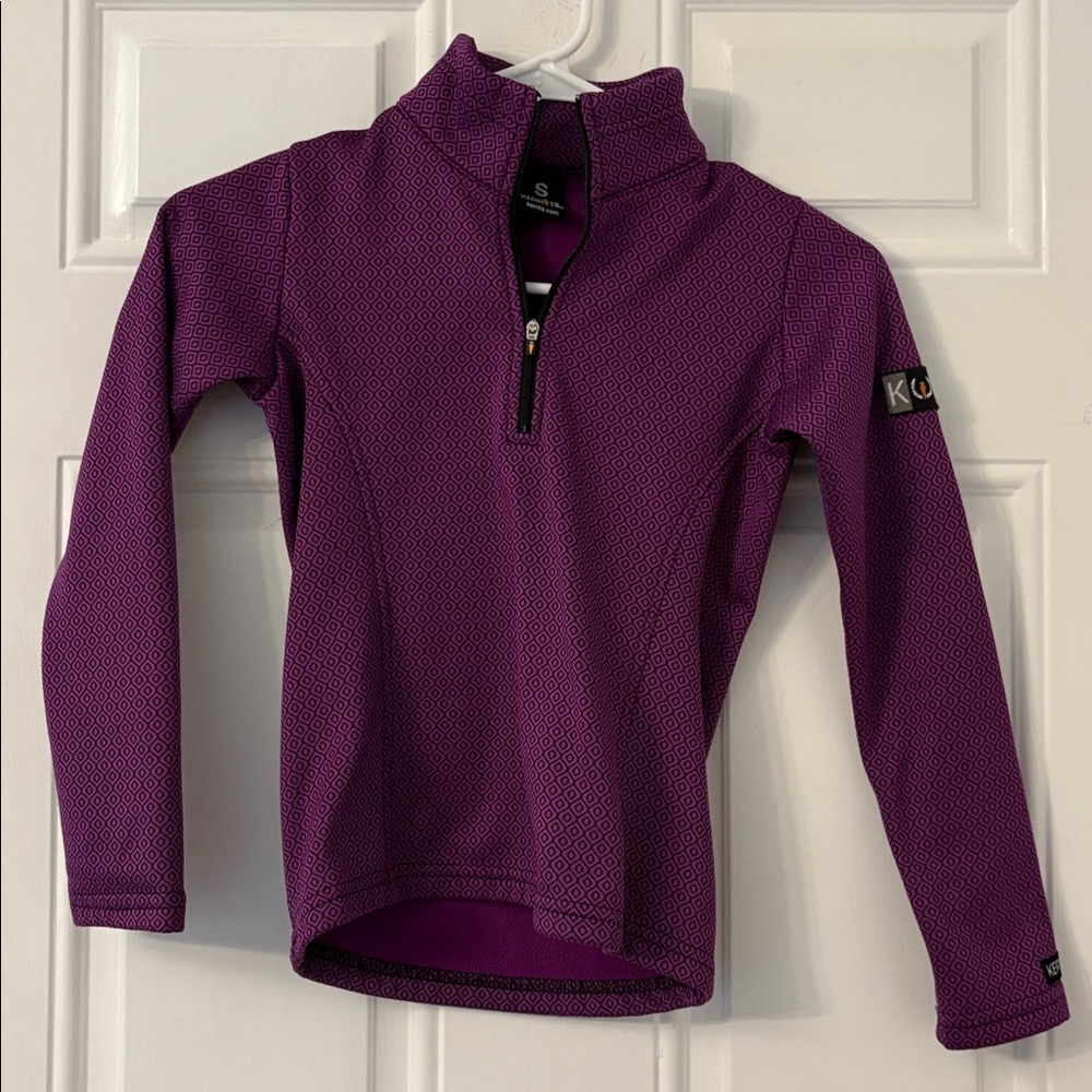 KERRITS Equestrian 1/4 Zip Girls Fleece sz small